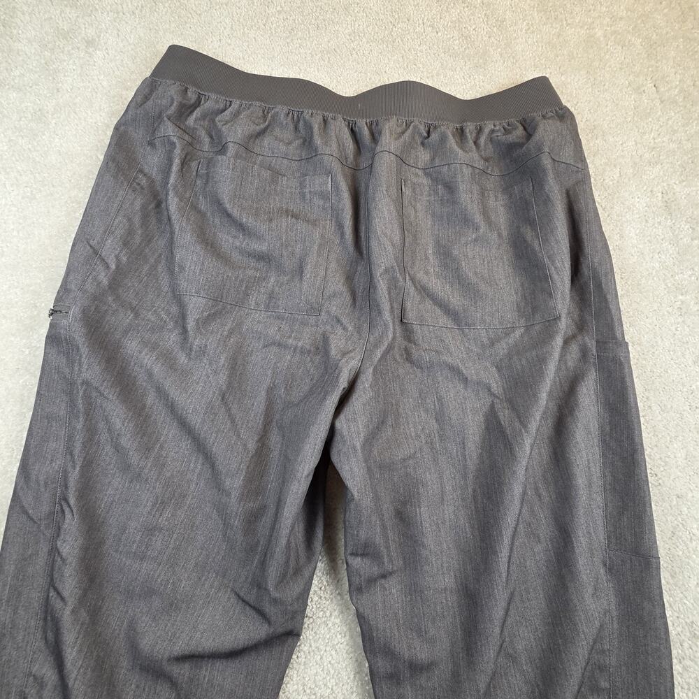 Fabletics On Call Scrub Jogger Pants Womens 2XX / 1X Tall Gray - Picture 3 of 9